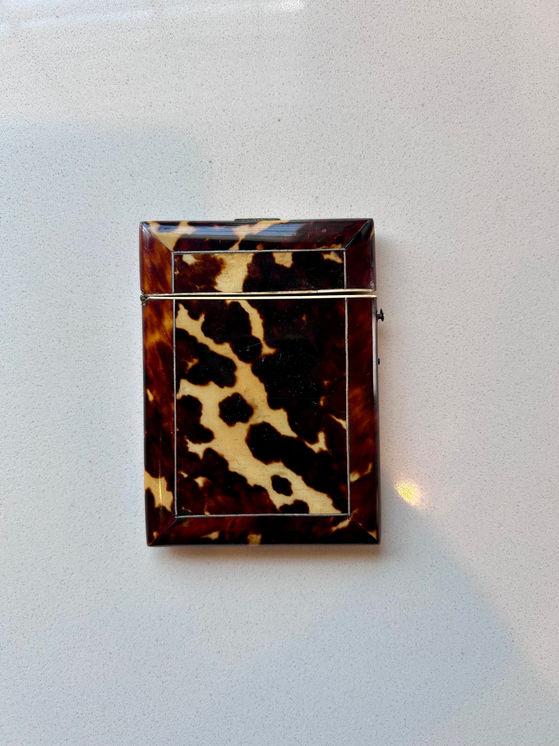 Tortoise Shell Card Case