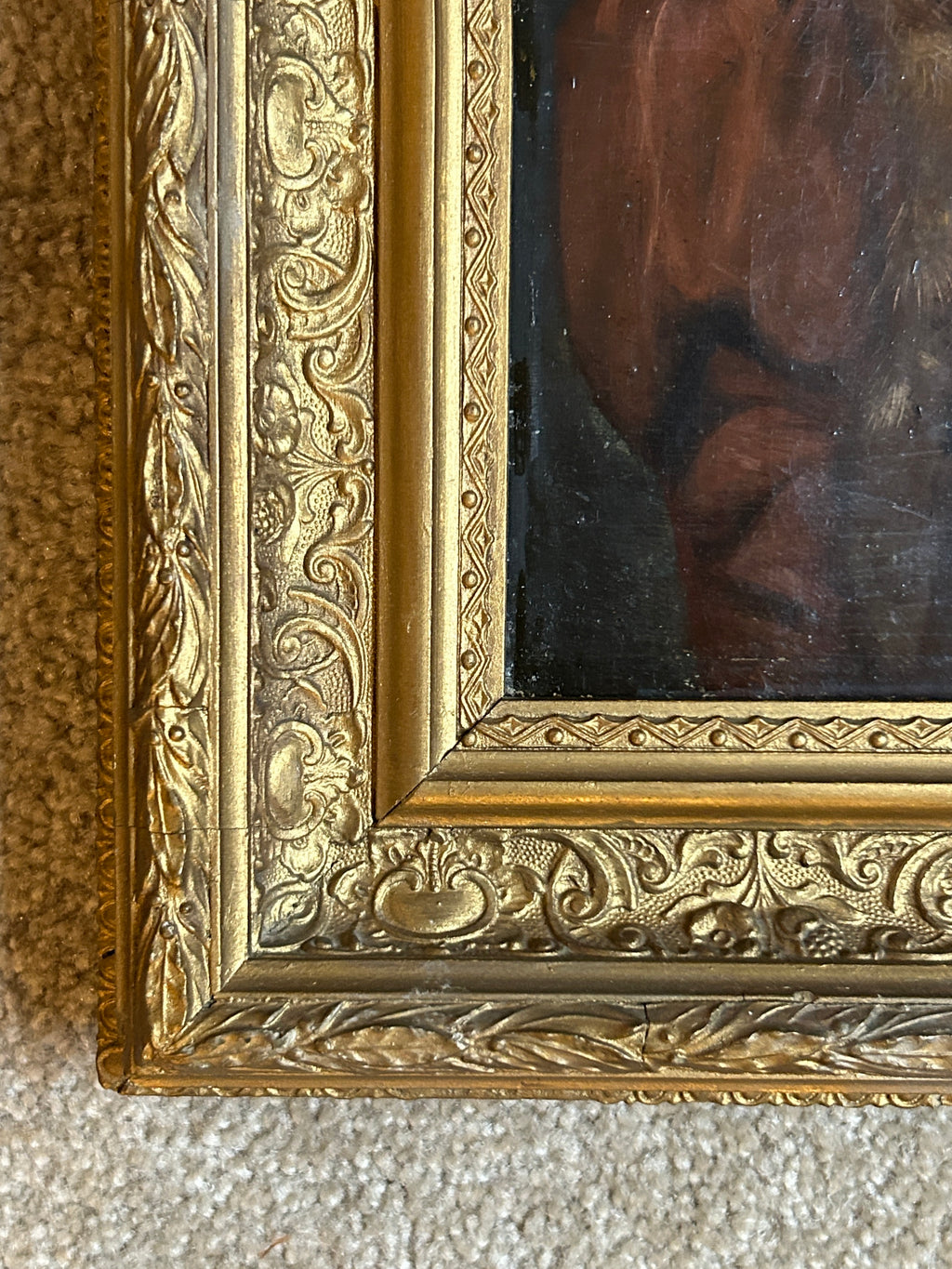 19th Century Portrait of a Lady in Gilt Frame