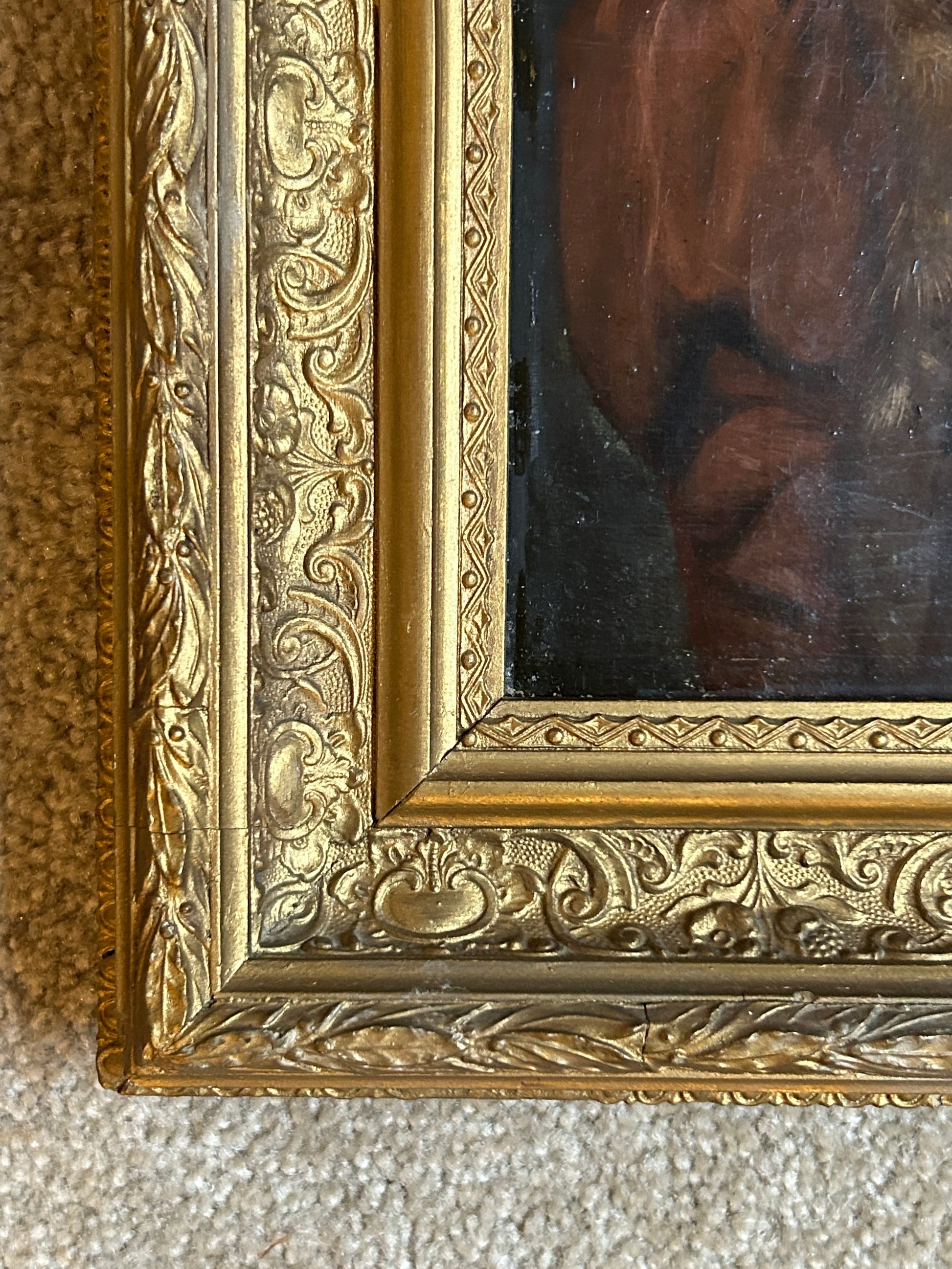 19th Century Portrait of a Lady in Gilt Frame