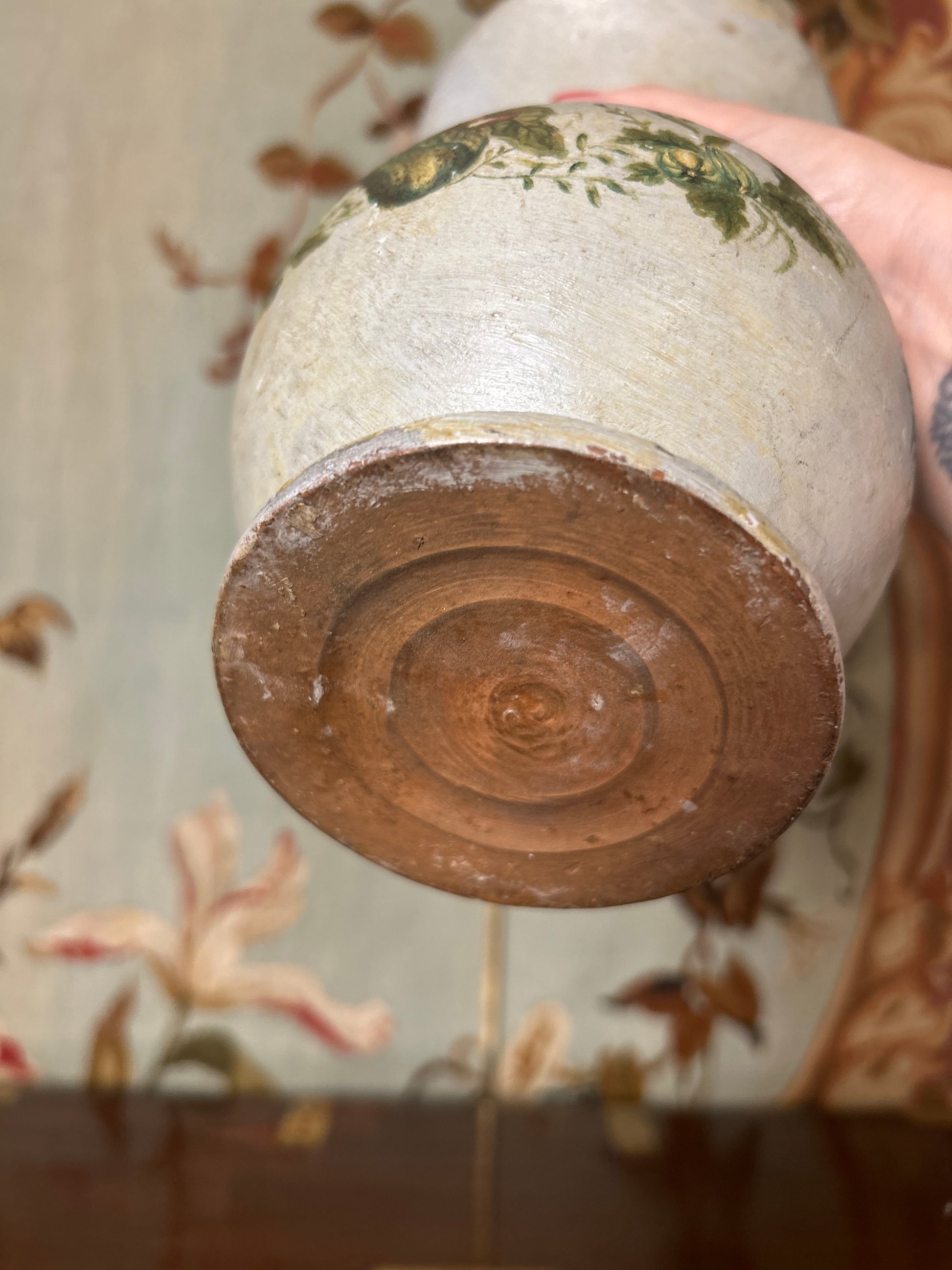 Hand Painted Earthenware Vase