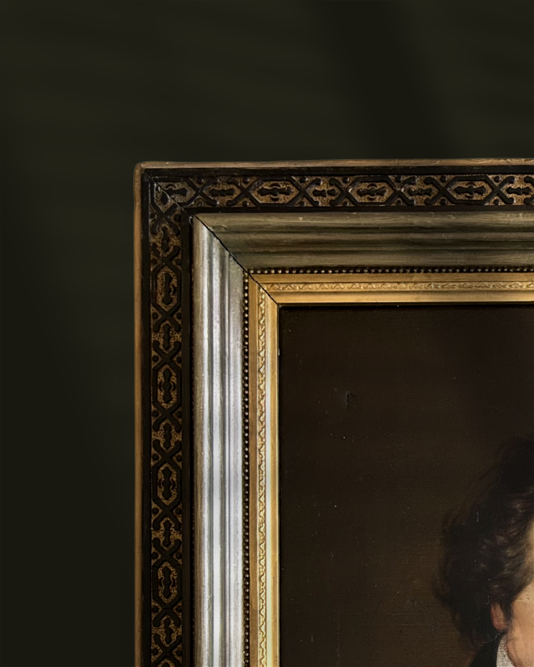 19th Century Oil Painting of Ludwig Van Beethoven