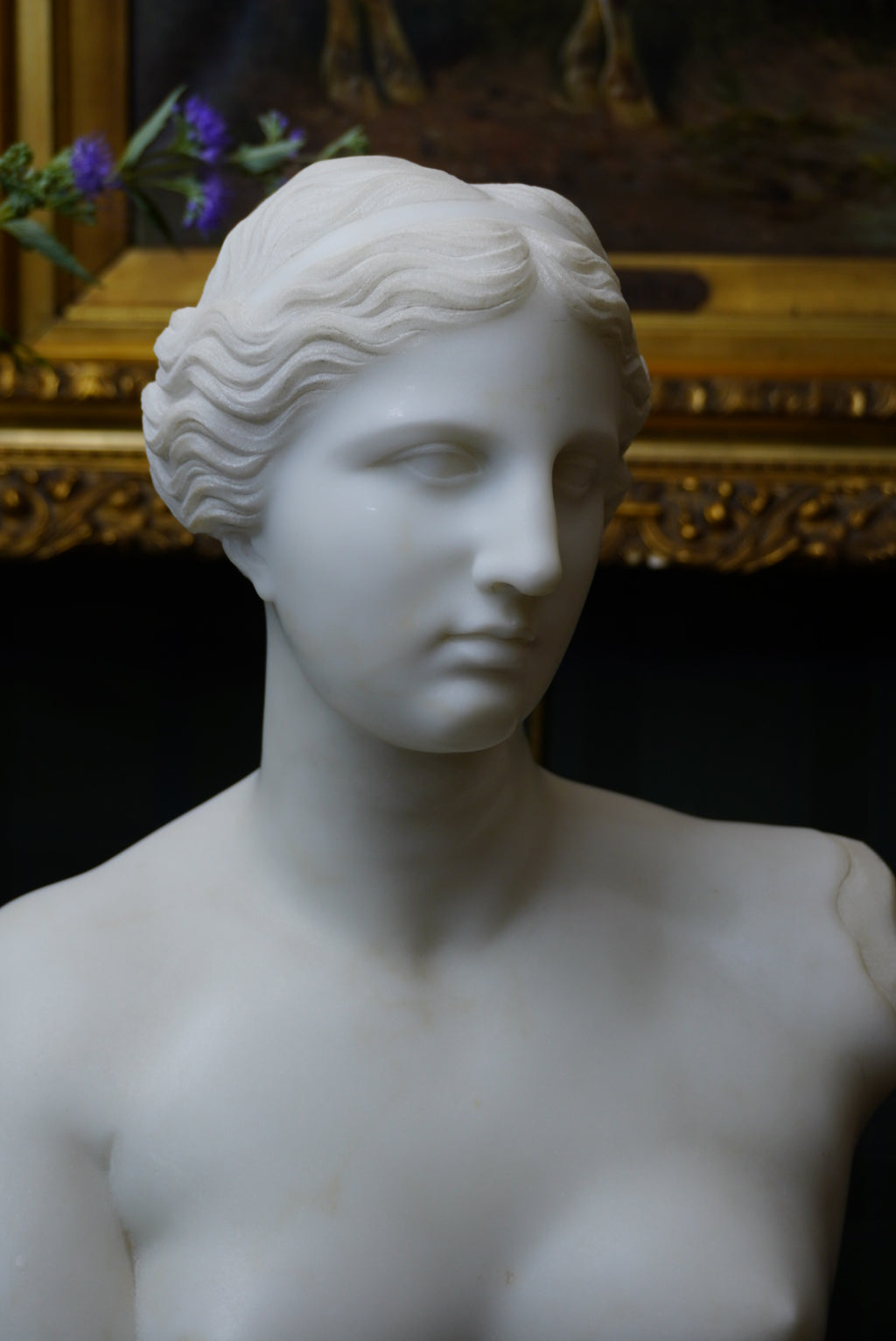 Large Marble Bust of Venus de Milo