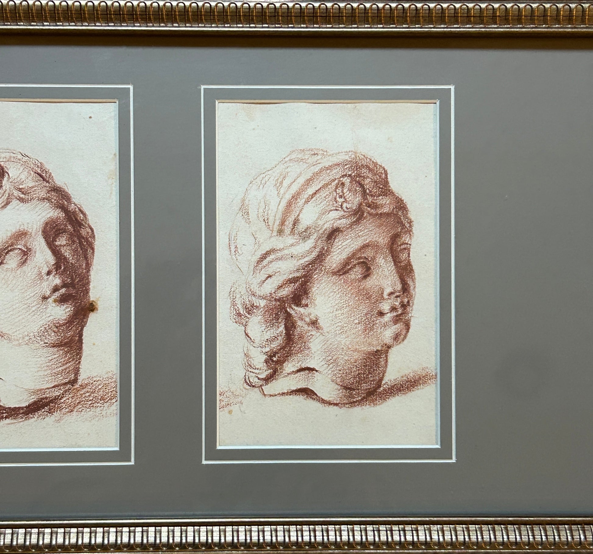 Collection of 18th Century Red Chalk Neoclassical Figure Studies