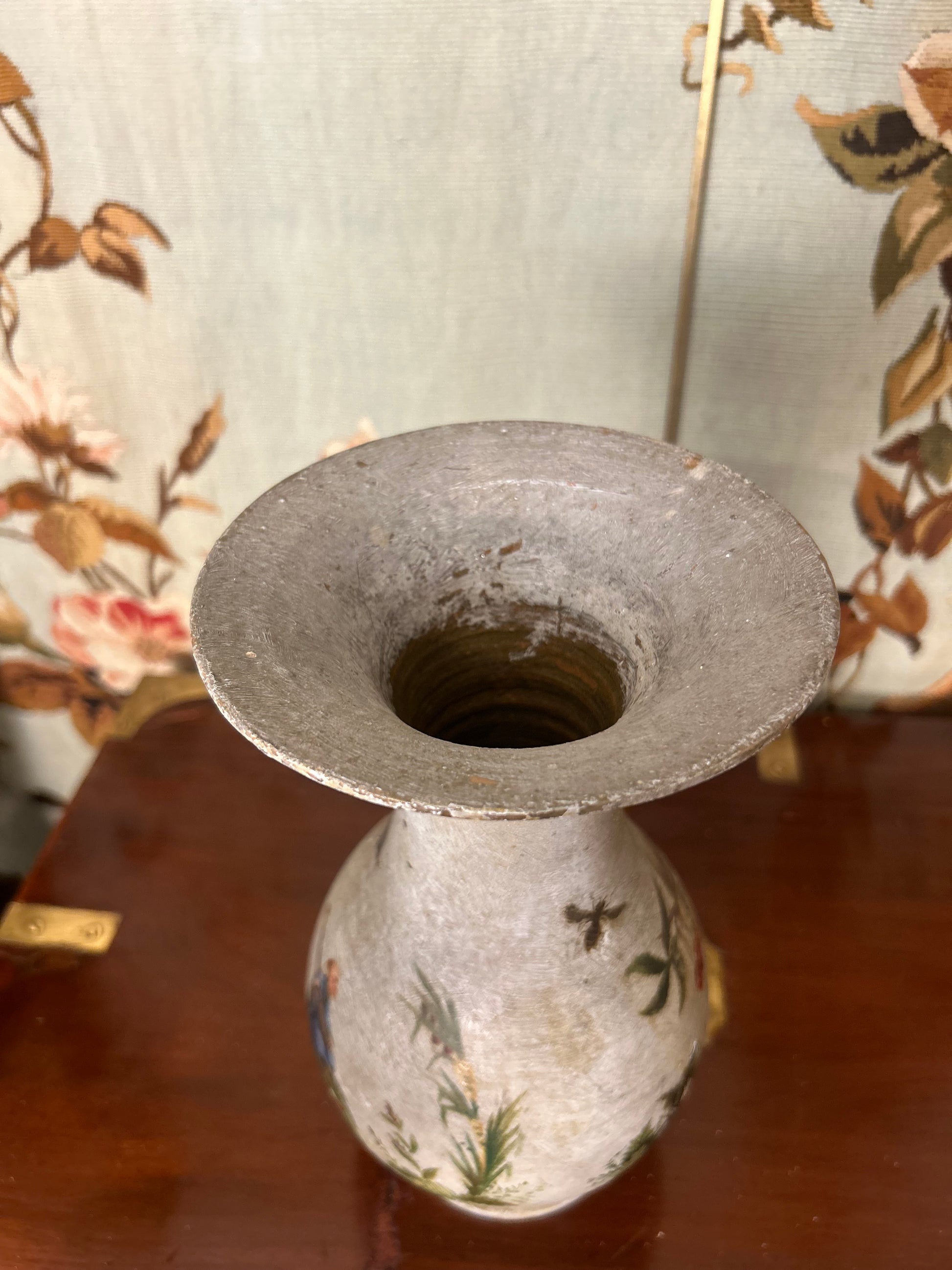 Hand Painted Earthenware Vase