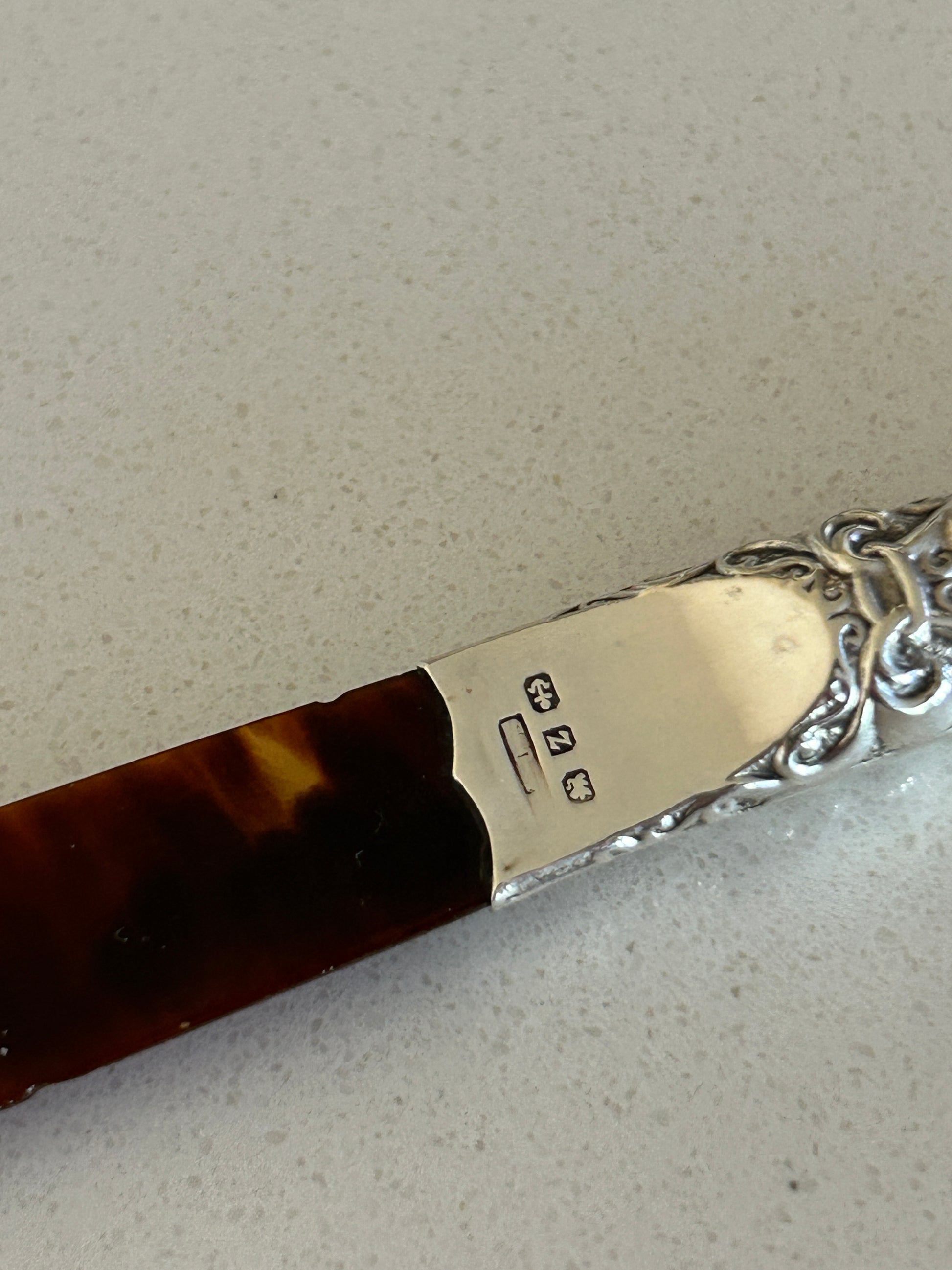 STERLING SILVER HANDLED PAGE TURNER BIRMINGHAM 1899