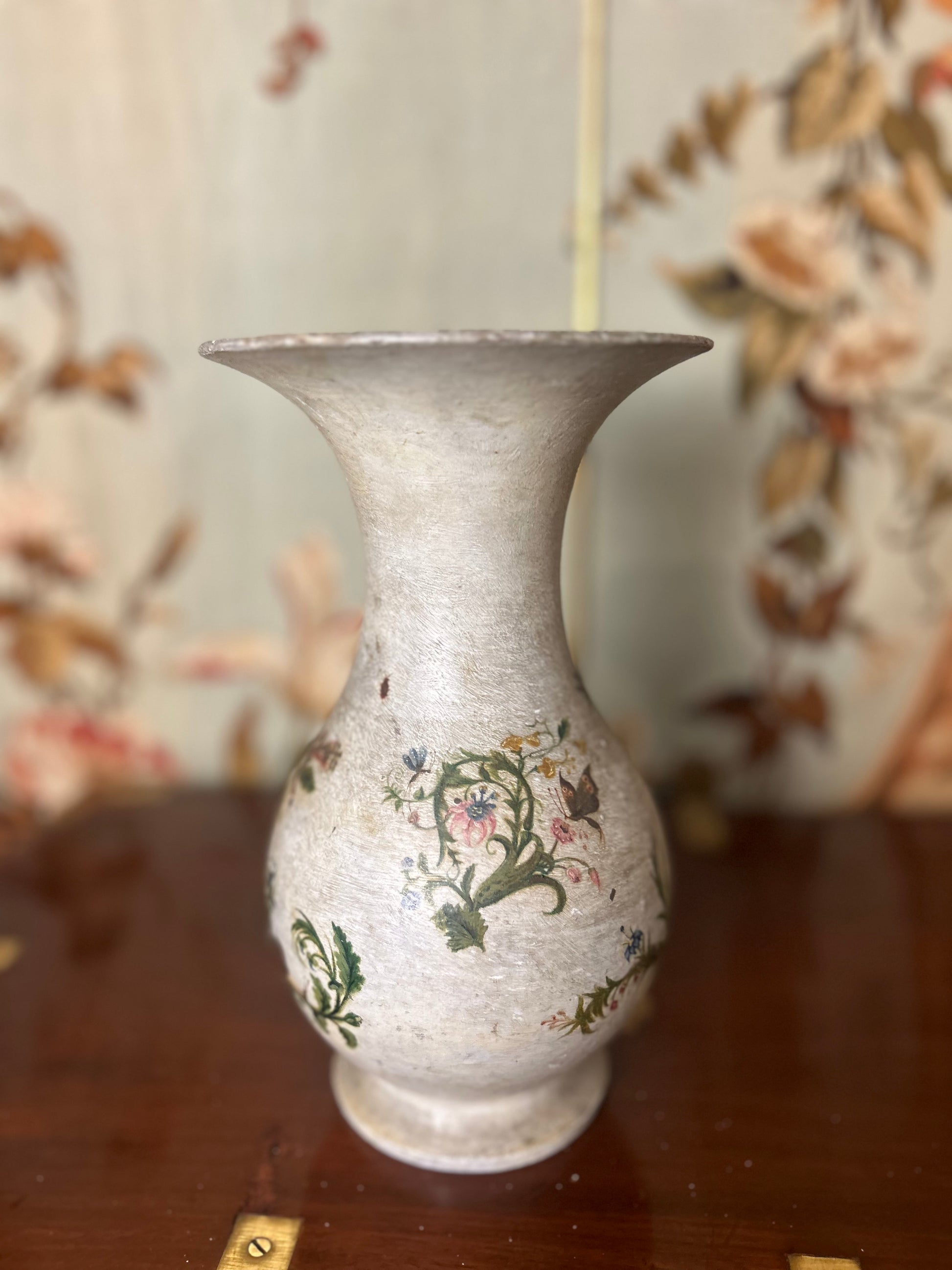 Hand Painted Earthenware Vase