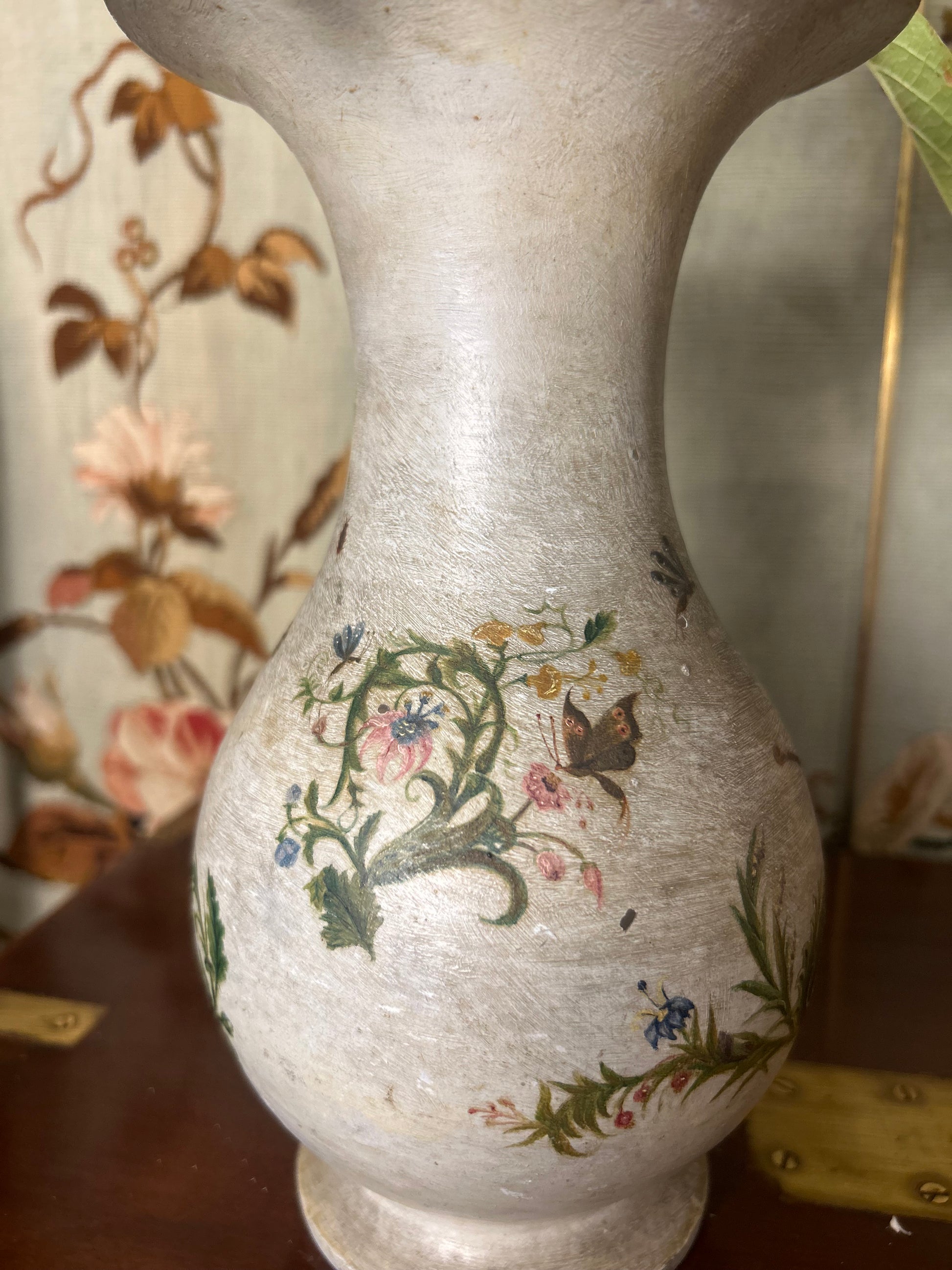 Hand Painted Earthenware Vase