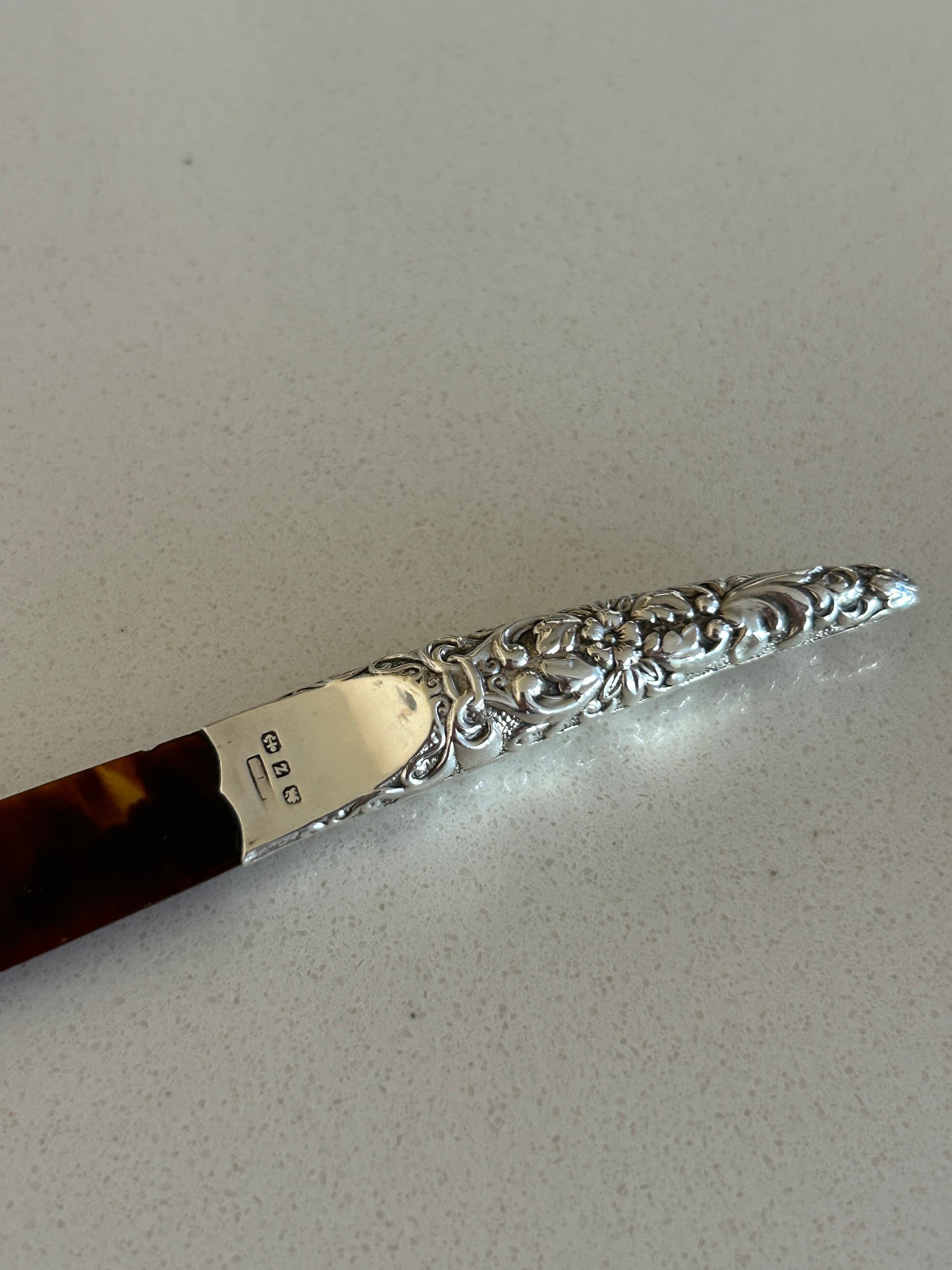 STERLING SILVER HANDLED PAGE TURNER BIRMINGHAM 1899