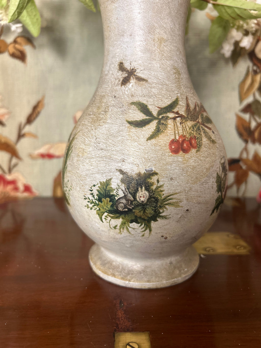 Hand Painted Earthenware Vase