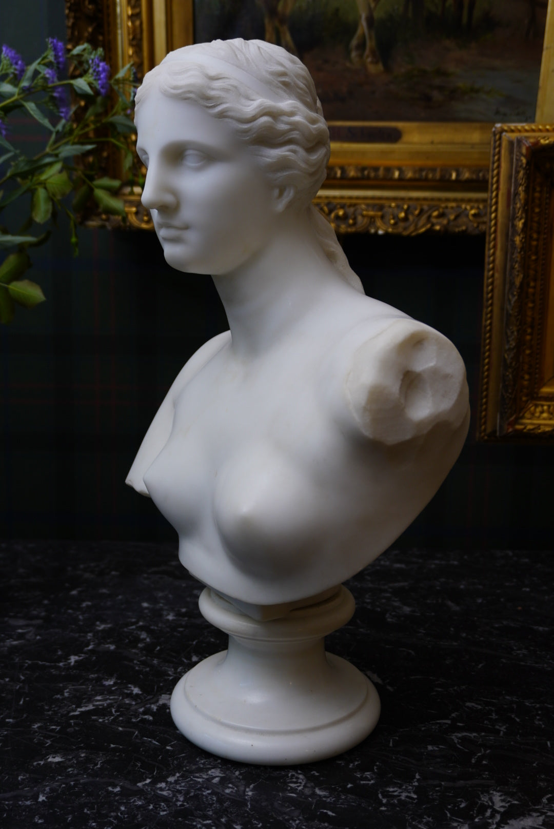 Large Marble Bust of Venus de Milo